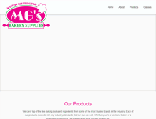 Tablet Screenshot of mgsbakerysupplies.com